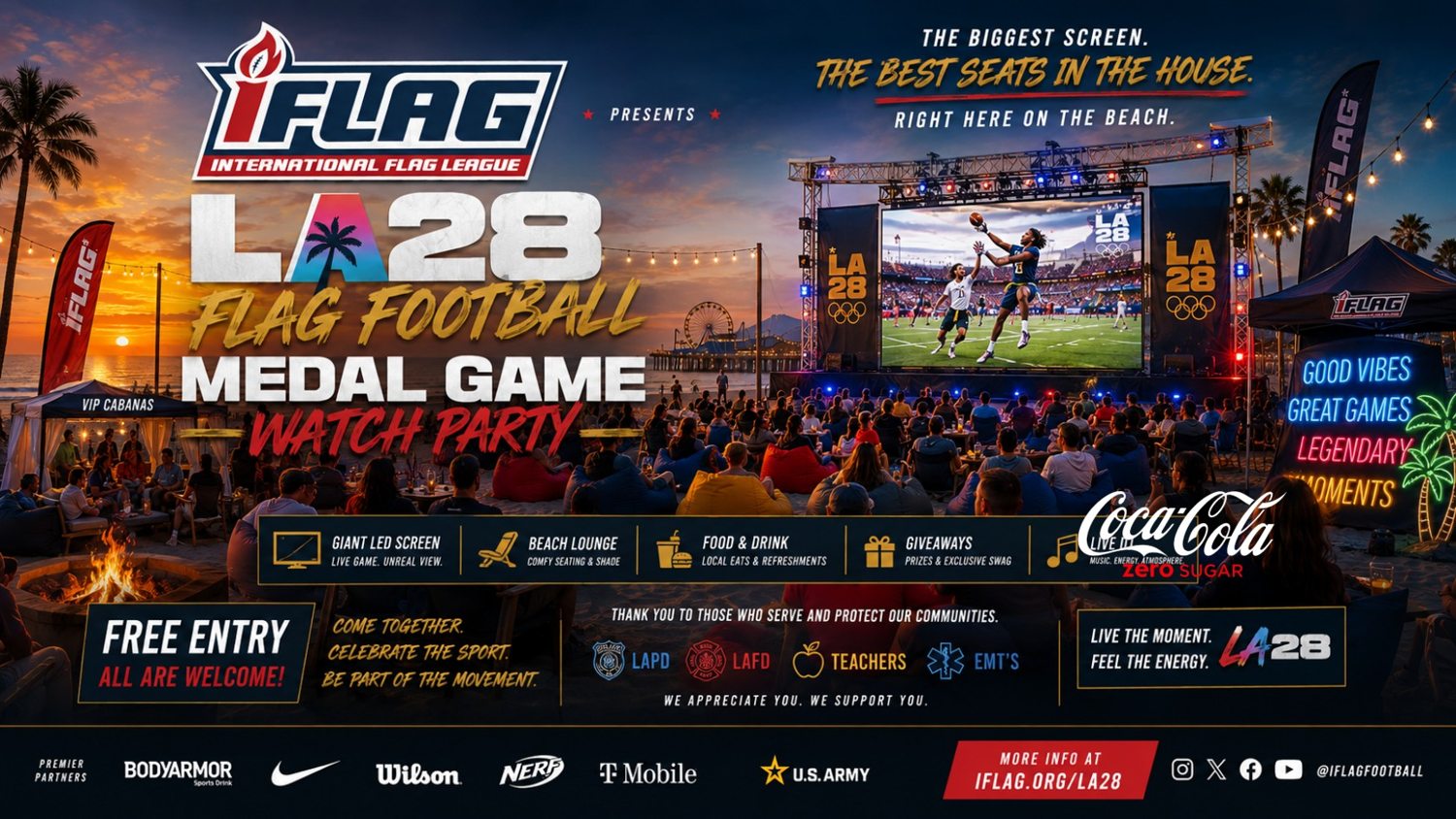 MEDAL-GAME WATCH PARTY activation concept